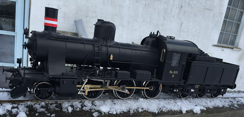 DSB damplokomotiv D IV - Verner Olsen